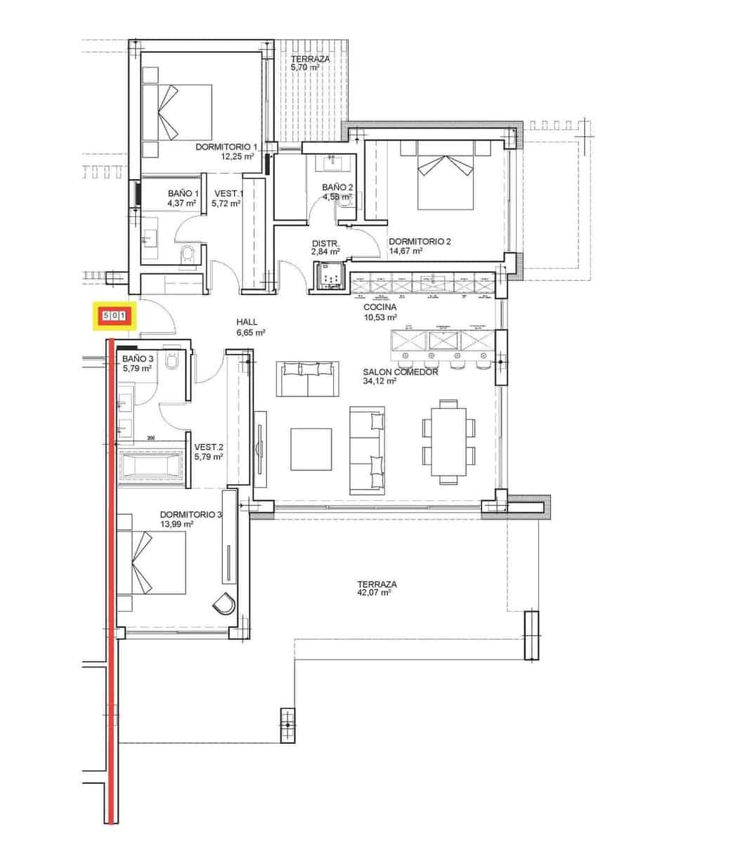 3 Zimmer Apartment zu verkaufen in Ojen mit Pool Garage - 980.000 € (Ref: 9937795)