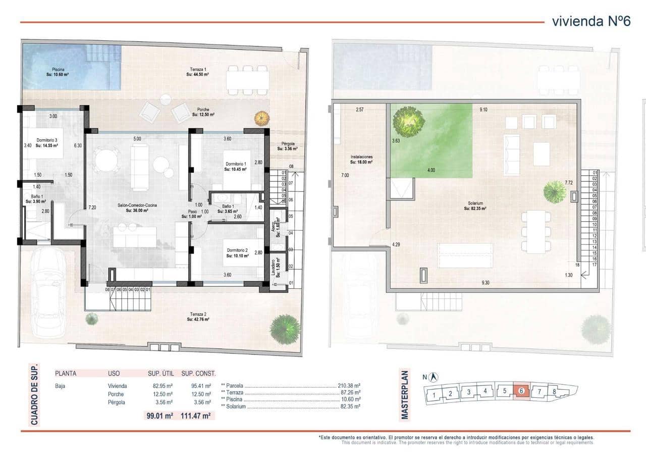 3 quarto Moradia para venda em Sucina com piscina garagem - 329 900 € (Ref: 9950595)