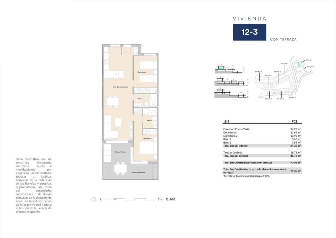 2 soverom Leilighet til salgs i Alfaz del Pi / L'Alfas del Pi med svømmebasseng garasje - € 304 000 (Ref: 9968654)