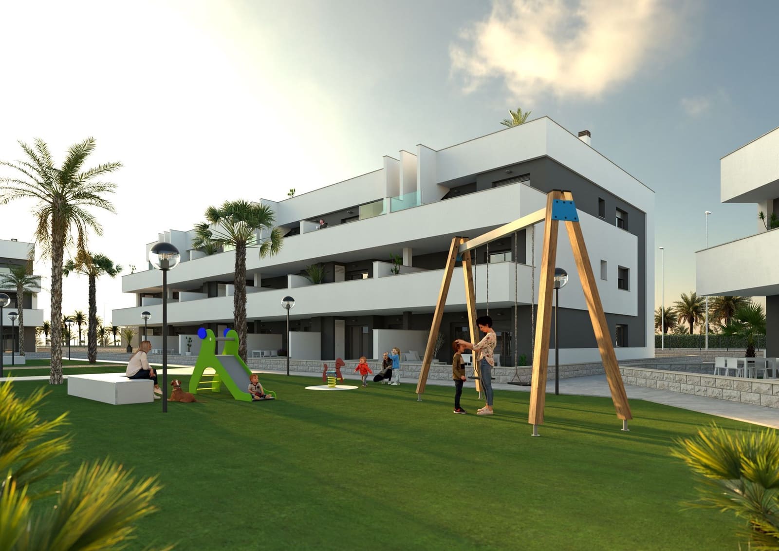 2 soveværelse Lejlighed til salg i Guardamar del Segura med swimmingpool garage - € 224.000 (Ref: 9991574)