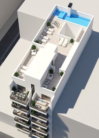 3 soverom Leilighet til salgs i Playa del Cura, Torrevieja med svømmebasseng - € 279 000 (Ref: 9991601)