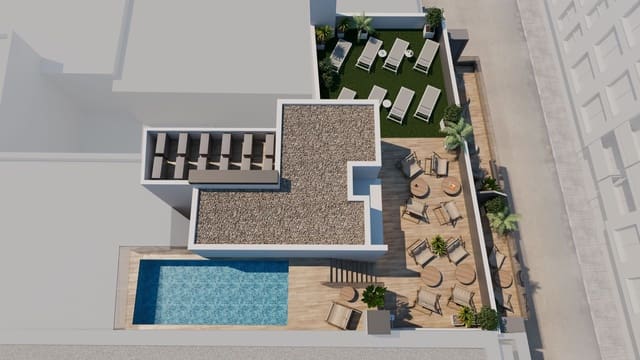 2 soverom Leilighet til salgs i Las Piscinas Naturales, Torrevieja med svømmebasseng garasje - € 255 000 (Ref: 9991611)