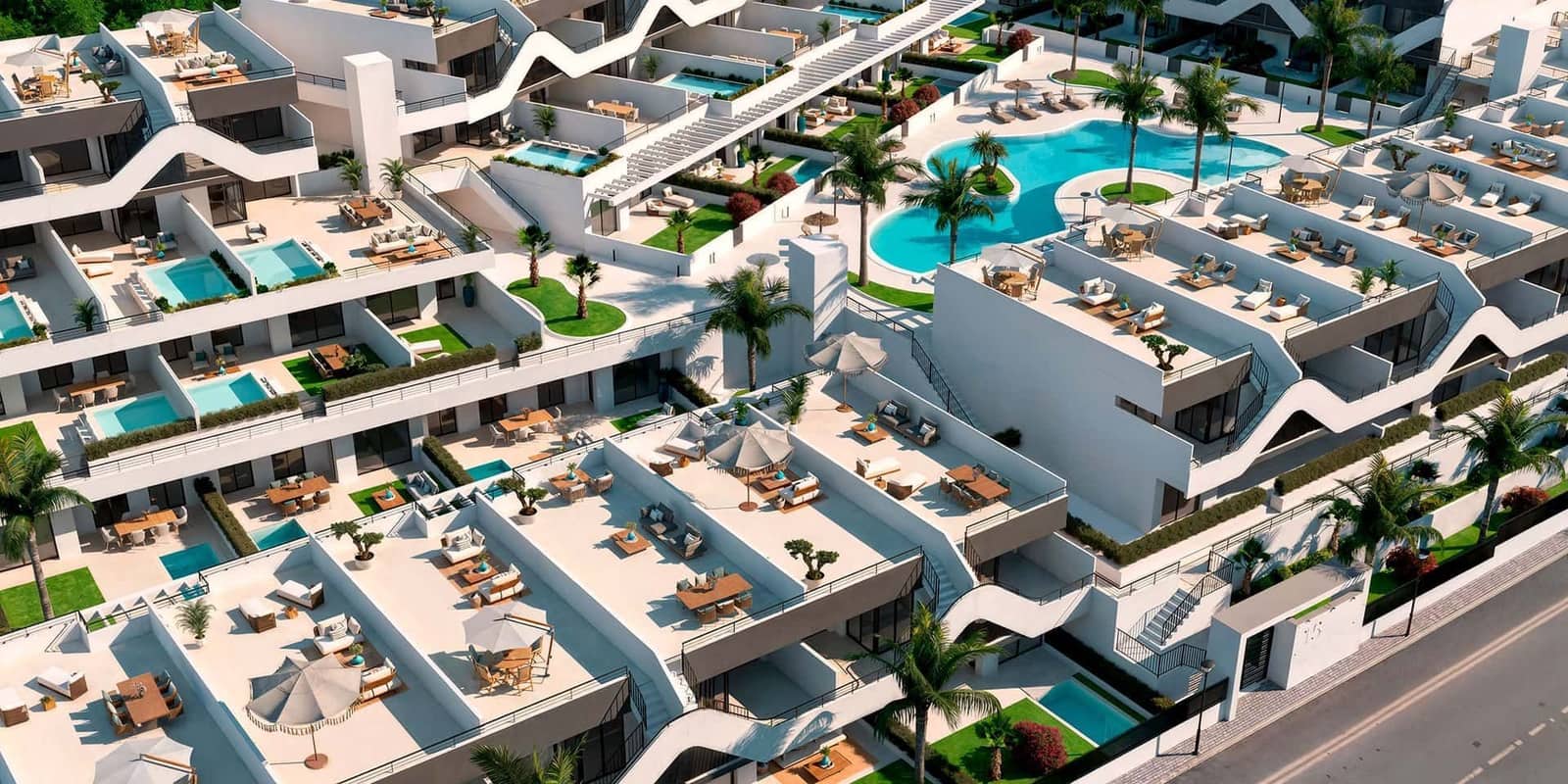 2 soverom Leilighet til salgs i Alfaz del Pi / L'Alfas del Pi med svømmebasseng garasje - € 278 000 (Ref: 9991636)