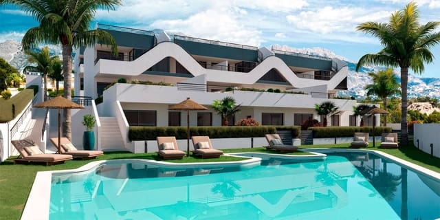 Bungalow de 2 habitaciones en Escandinavia - Cautivador, Alfaz del Pi / L'Alfàs del Pi en venta con piscina garaje - 274.000 € (Ref: 9991637)