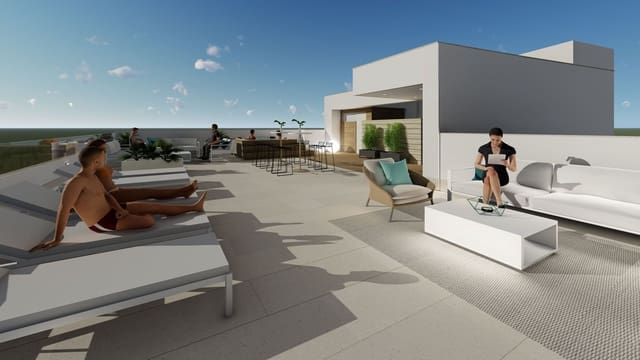 2 soveværelse Lejlighed til salg i Las Piscinas Naturales, Torrevieja med garage - € 275.000 (Ref: 9991657)