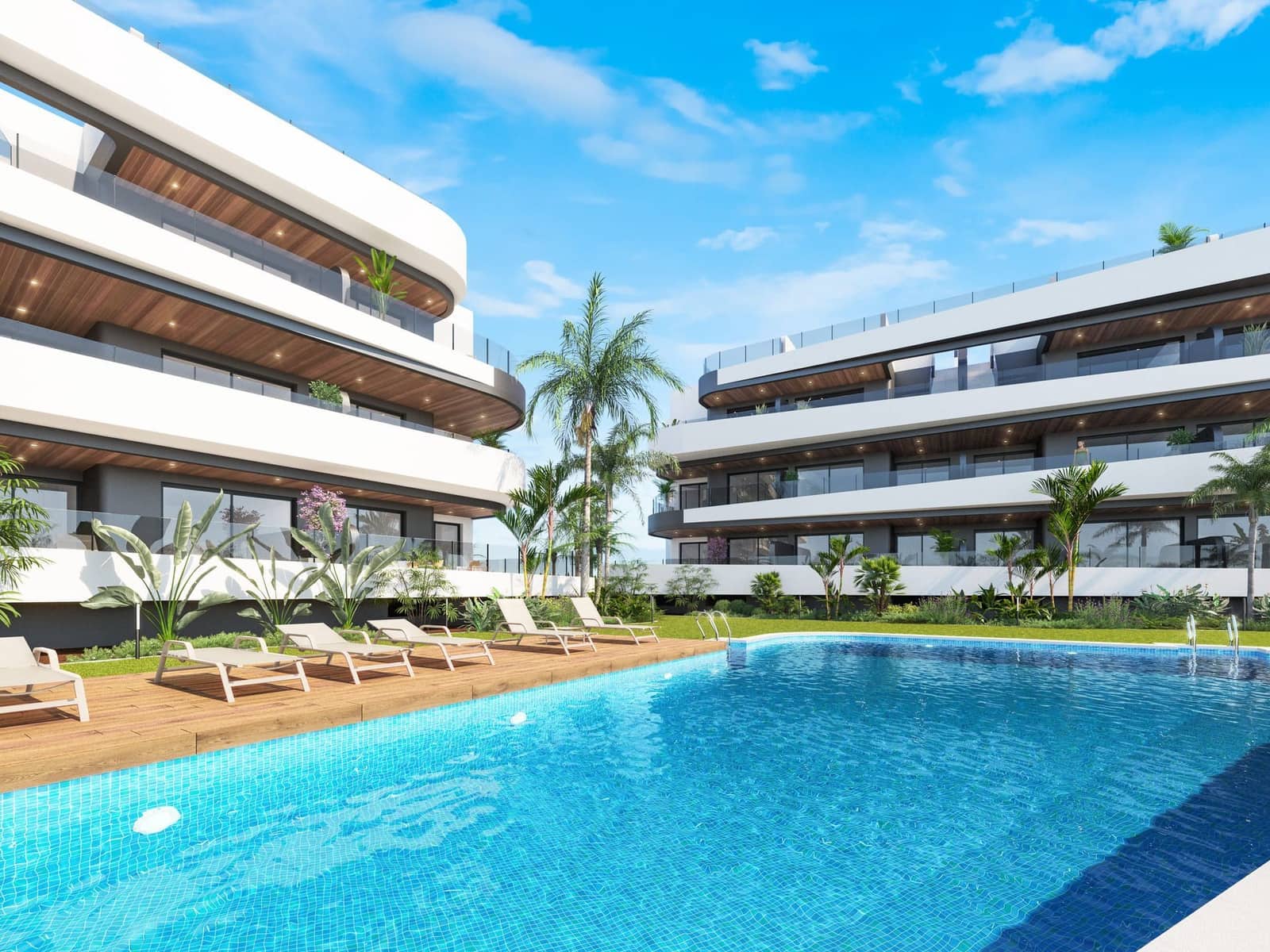 2 soveværelse Lejlighed til salg i Los Alcazares med swimmingpool garage - € 279.000 (Ref: 9991663)