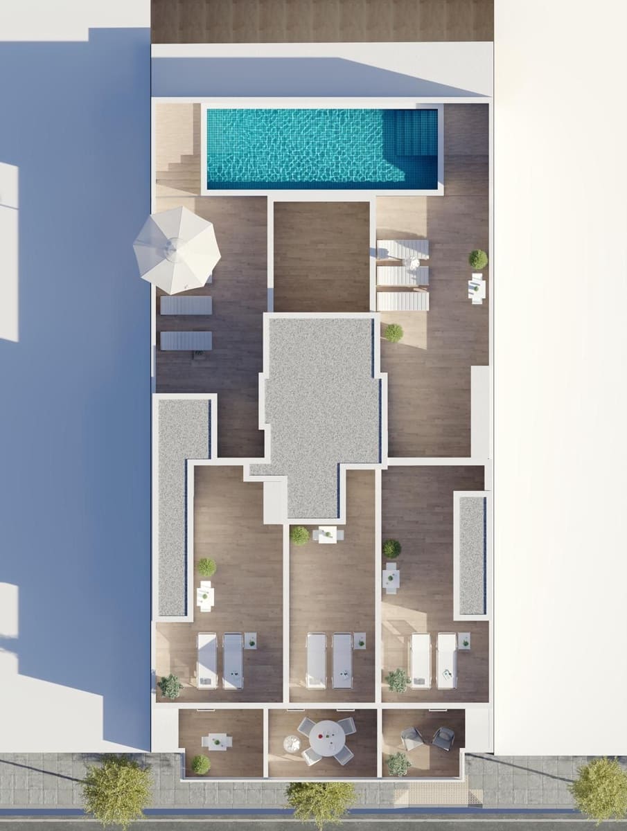1 makuuhuone Kattohuoneisto myytävänä paikassa Torrevieja mukana uima-altaan - 259 000 € (Ref: 9991691)