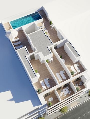 1 soverom Penthouse til salgs i Centro - Muelle Pesquero, Torrevieja med svømmebasseng - € 259 000 (Ref: 9991691)
