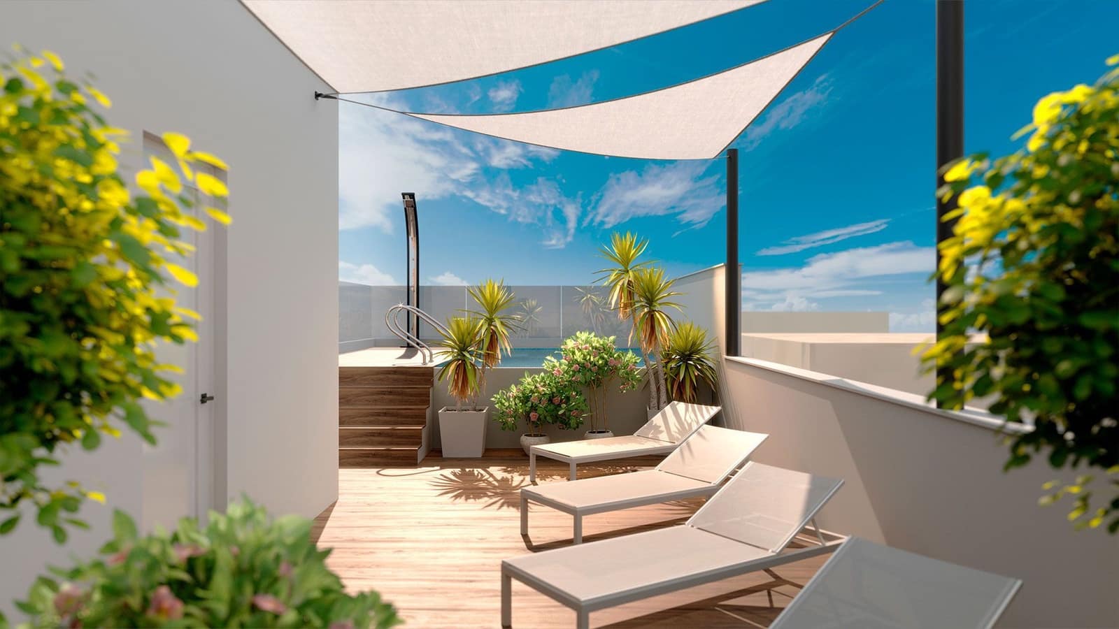 1 soverom Penthouse til salgs i Torrevieja med svømmebasseng - € 275 000 (Ref: 9991700)