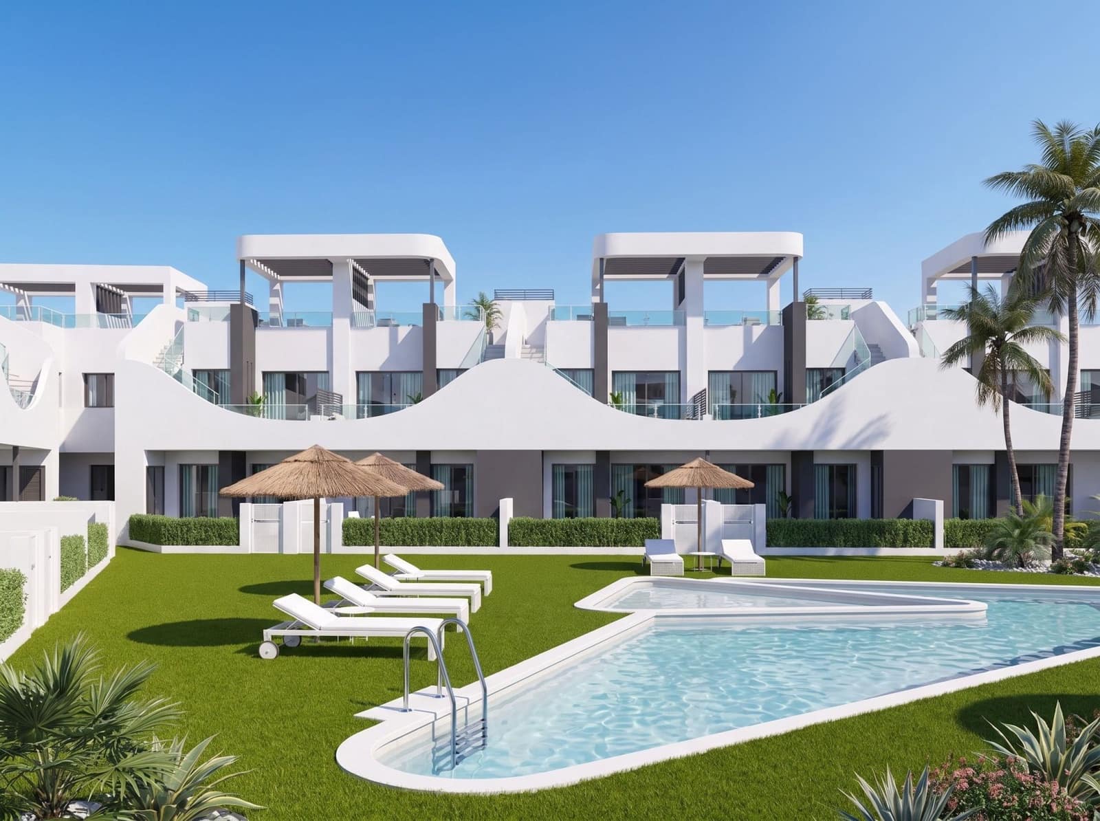 2 bedroom Bungalow for sale in San Fulgencio with pool garage - € 233,900 (Ref: 9991716)