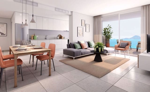 2 sypialnia Apartament na sprzedaż w La Manga del Mar Menor z basenem garażem - 265 000 € (Ref: 9991723)