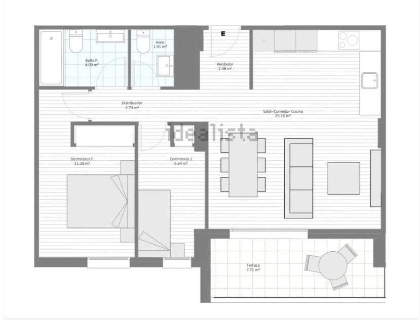 2 sovrum Lägenhet till salu i Valencia stad med pool garage - 455 000 € (Ref: 9650150)