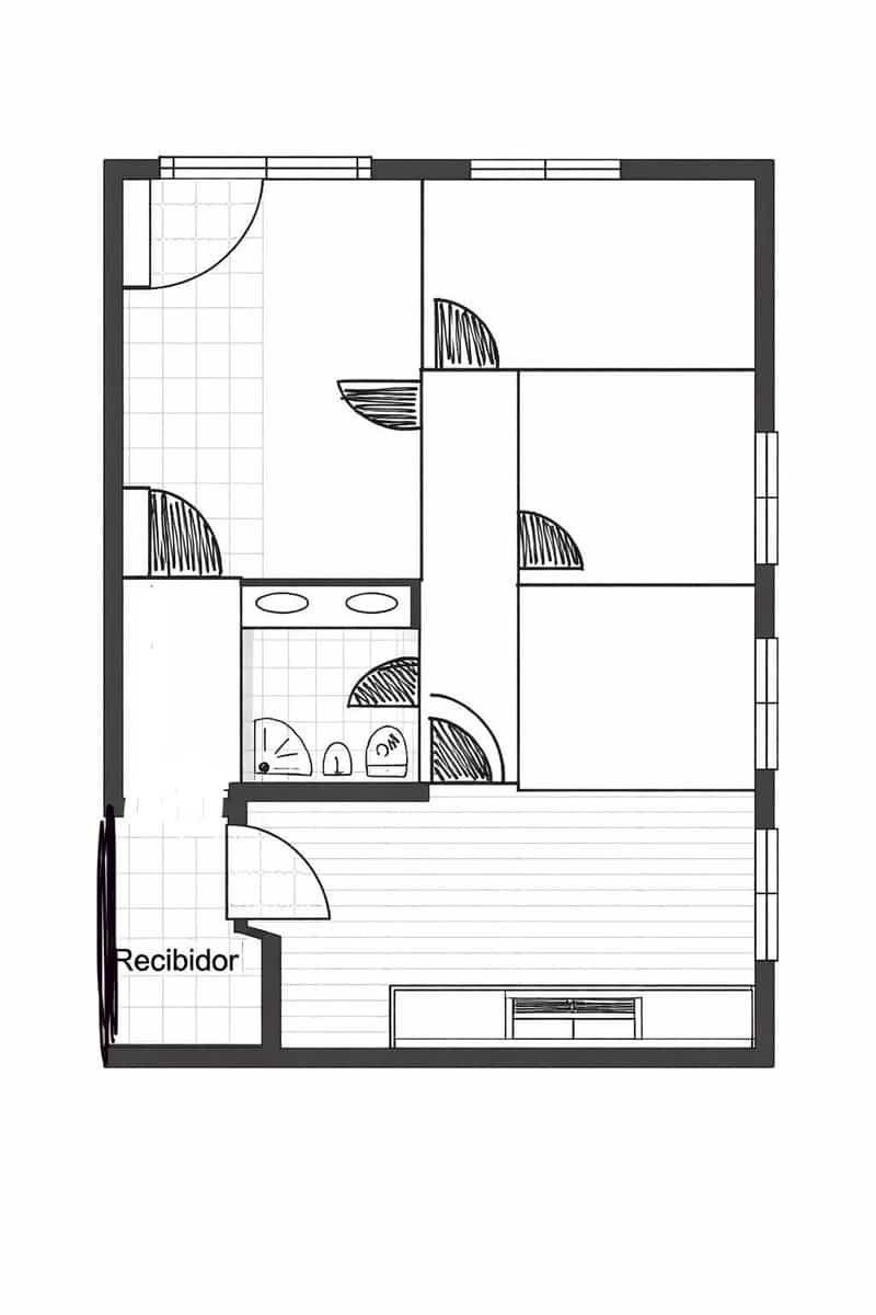 3 makuuhuone Asunto myytävänä paikassa Valencia kaupunki - 285 000 € (Ref: 9650155)