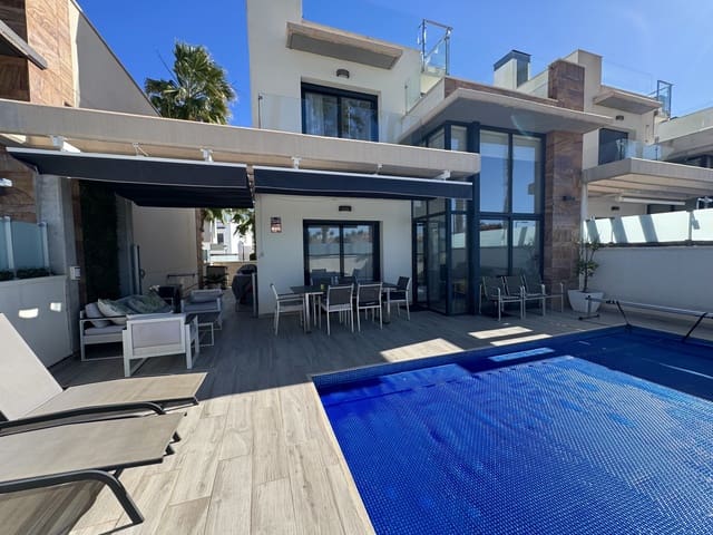 3 sypialnia Willa na sprzedaż w Orihuela Costa, Orihuela z basenem garażem - 449 990 € (Ref: 9369257)