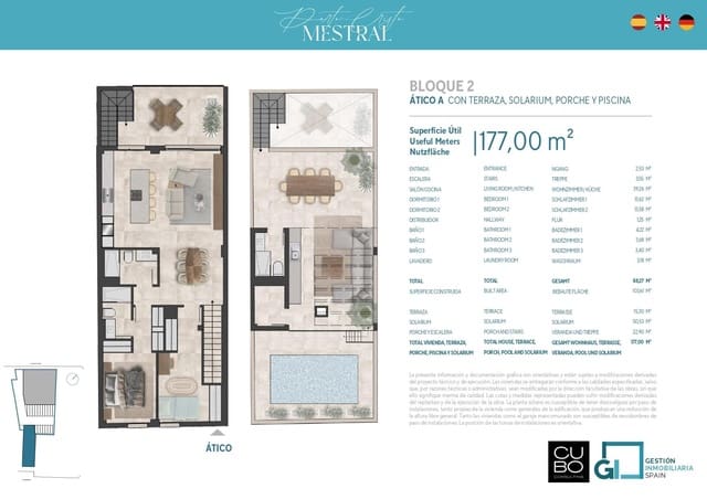 2 sypialnia Apartament na sprzedaż w Portocristo / Port de Manacor, Manacor z garażem - 450 000 € (Ref: 9813350)