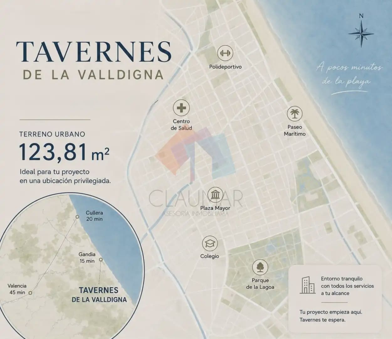 Solar/Parcela en Tavernes de la Valldigna en venta - 89.000 € (Ref: 10029848)
