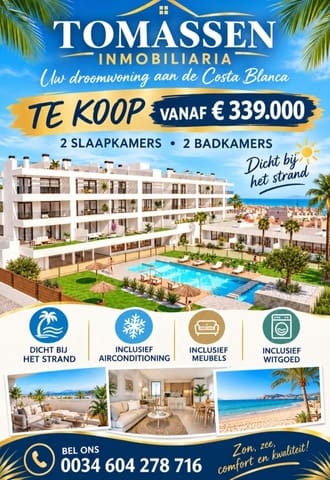 2 soveværelse Lejlighed til salg i Los Frutales, Torrevieja med swimmingpool - € 339.900 (Ref: 10174019)