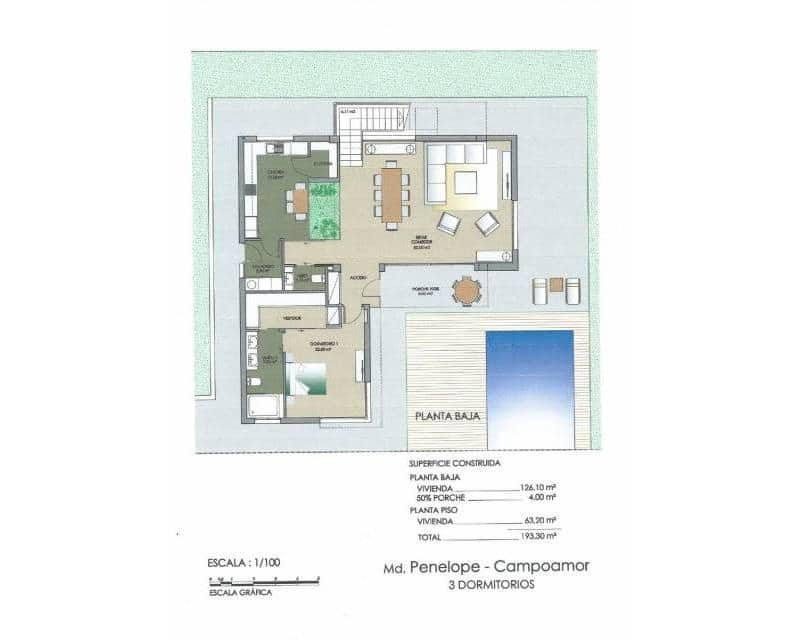 3 chambre Villa/Maison à vendre à Dehesa de Campoamor avec piscine garage - 1 050 000 € (Ref: 7819163)