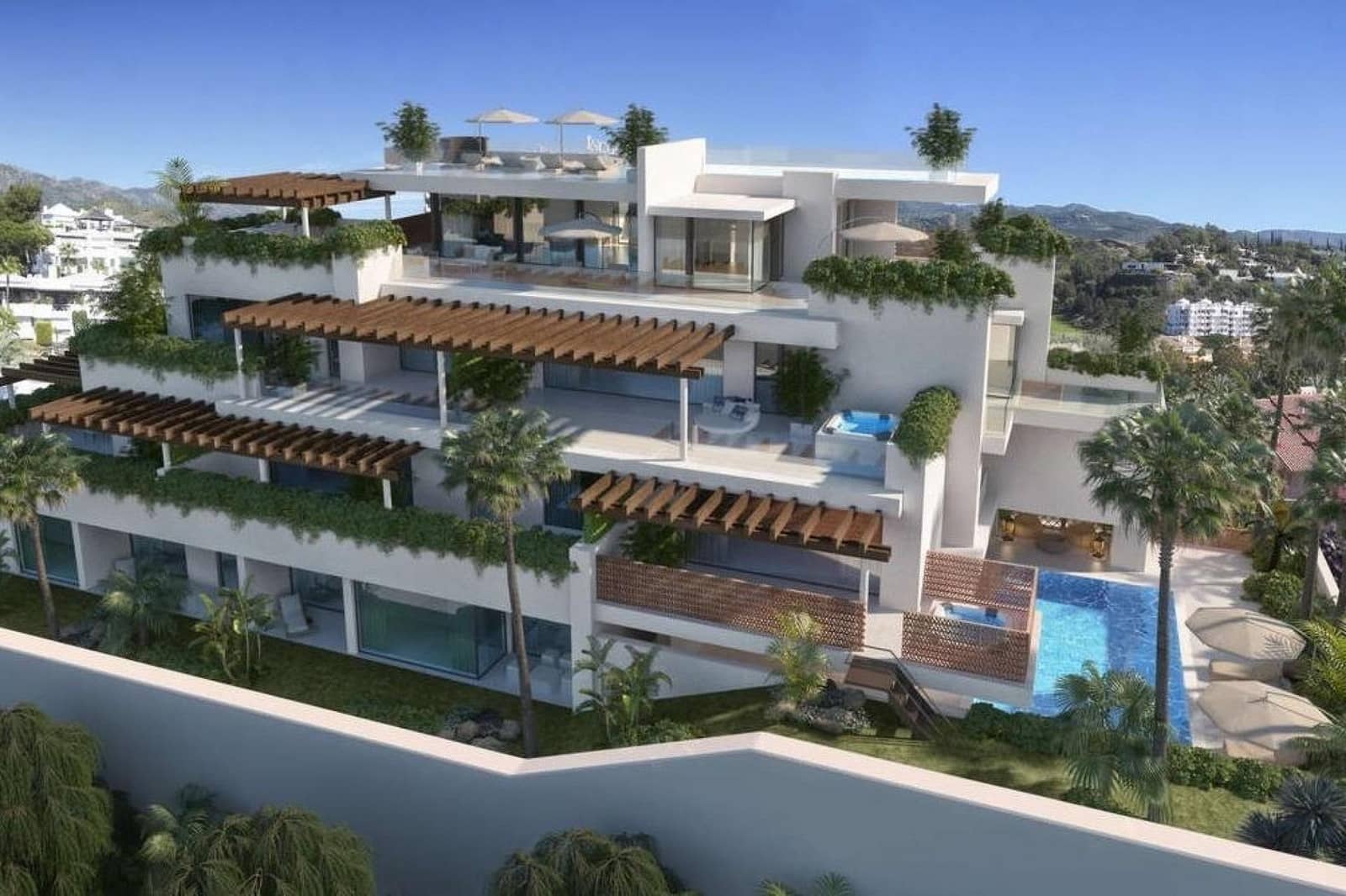 Apartamento de 2 habitaciones en Marbella en venta con piscina - 985.000 € (Ref: 8222663)