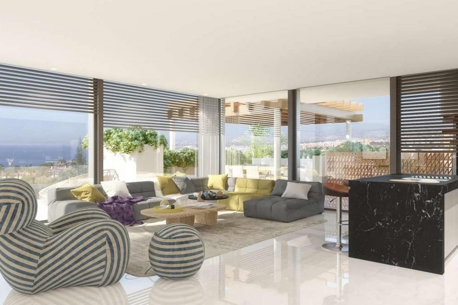 Apartamento de 2 habitaciones en Marbella en venta con piscina - 985.000 € (Ref: 8222663)