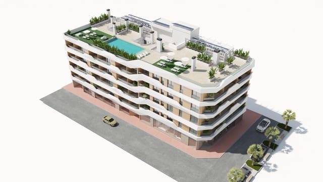 Apartamento de 2 habitaciones en Guardamar del Segura en venta con piscina garaje - 287.000 € (Ref: 8403598)