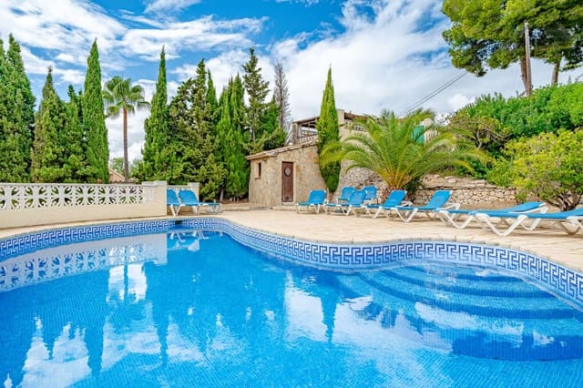 6 sovrum Villa till salu i Benimeit - Tabaira, Teulada-Moraira med pool garage - 799 000 € (Ref: 10118801)