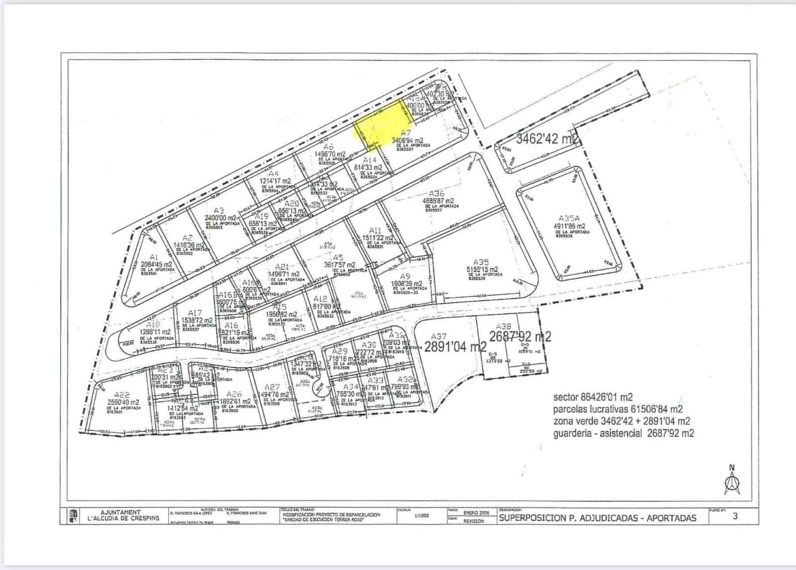 Tomt till salu i L'Alcudia de Crespins - 207 000 € (Ref: 8905544)
