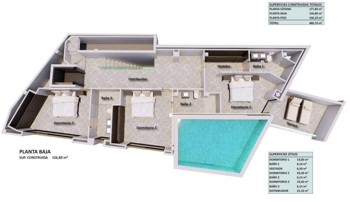 4 soveværelse Villa til salg i Costa d'en Blanes med swimmingpool garage - € 3.980.000 (Ref: 9420229)