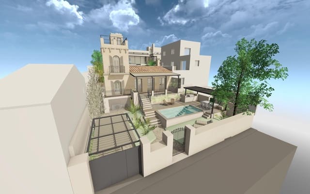 Chalet de 3 habitaciones en El Terreno, Palma de Mallorca en venta con piscina - 2.490.000 € (Ref: 9551675)