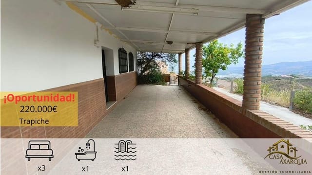 3 sypialnia Finka/Dom wiejski na sprzedaż w Vélez-Málaga z basenem - 220 000 € (Ref: 10165196)