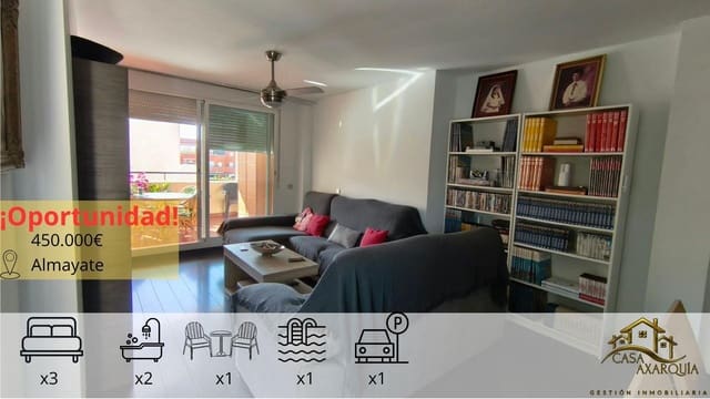 3 sovrum Lägenhet till salu i Almayate, Vélez-Málaga med pool garage - 450 000 € (Ref: 10165197)