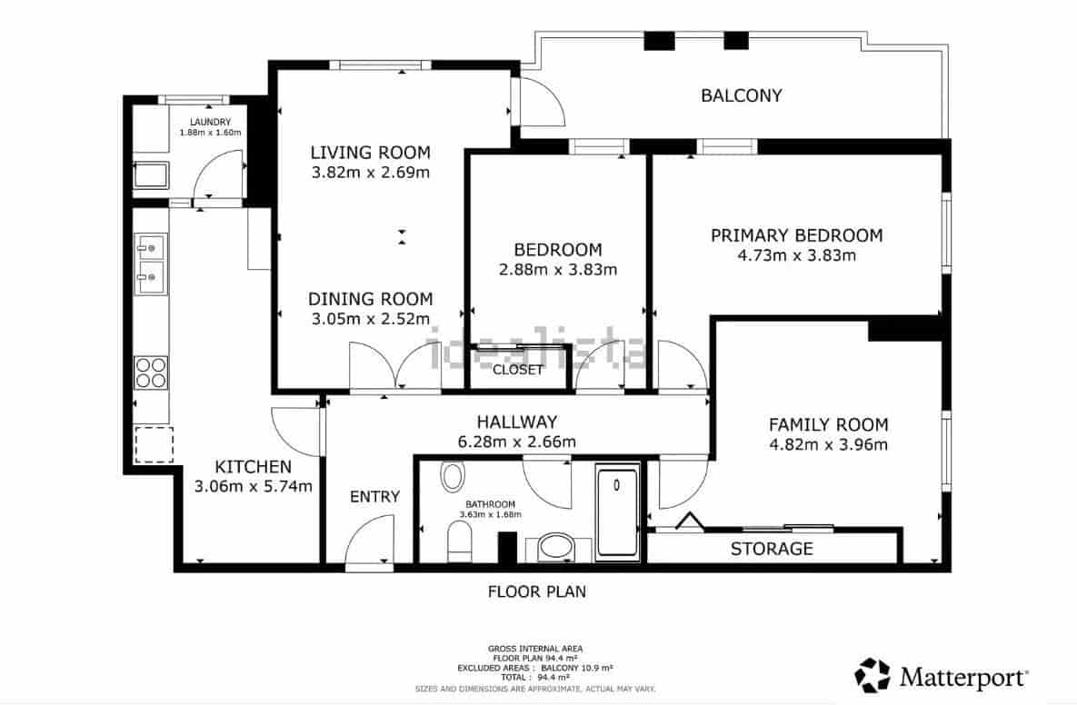 3 soverom Leilighet til salgs i Torre del Mar med svømmebasseng - € 299 900 (Ref: 9791240)