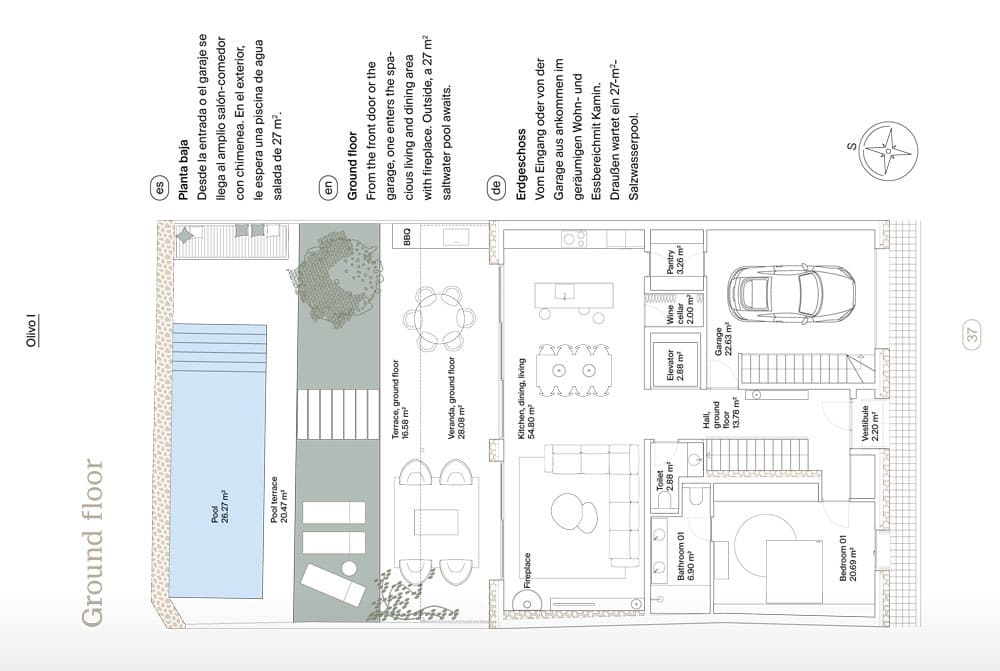 5 quarto Casa em Banda para venda em Santanyi com piscina garagem - 4 500 000 € (Ref: 10182057)