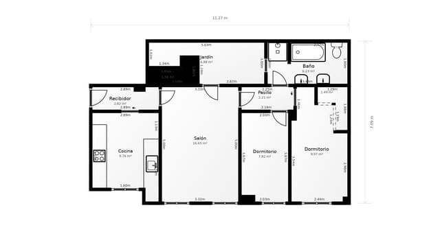 2 chambre Appartement à vendre à Séville ville avec garage - 207 500 € (Ref: 10129553)