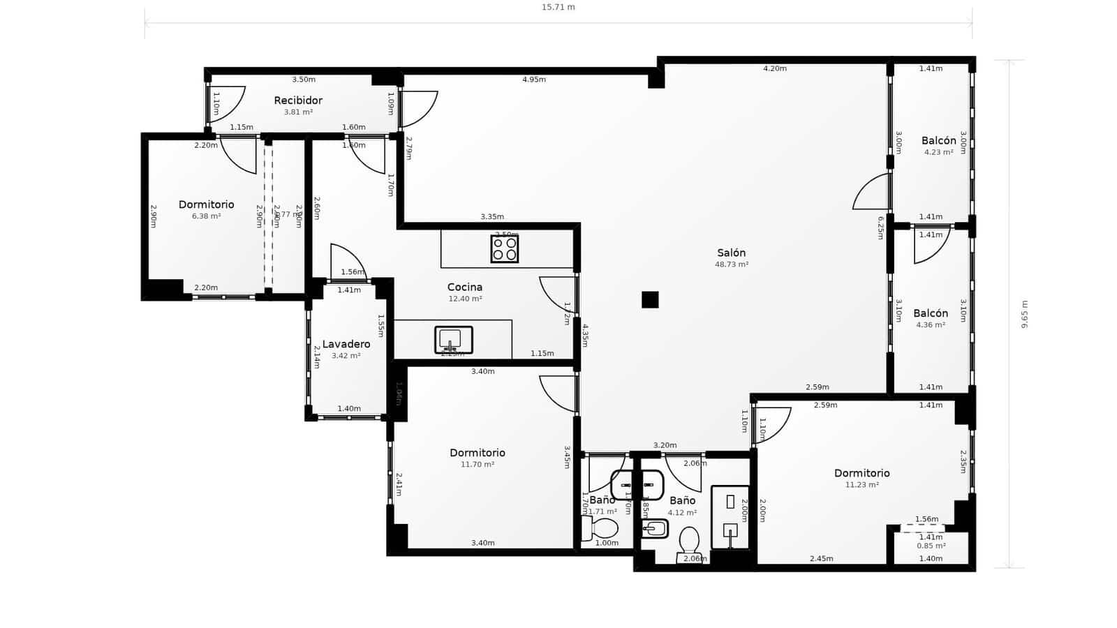 4 soverom Leilighet til salgs i Sevilla by med garasje - € 355 000 (Ref: 9269733)