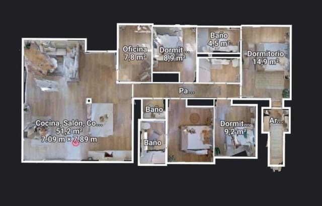 5 makuuhuone Huvila myytävänä paikassa Espartinas mukana uima-altaan 
autotalli - 650 000 € (Ref: 9291562)