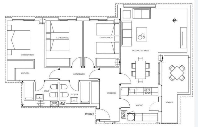 3 Zimmer Wohnung zu verkaufen in Sevilla Stadt mit Pool Garage - 648.000 € (Ref: 9535943)