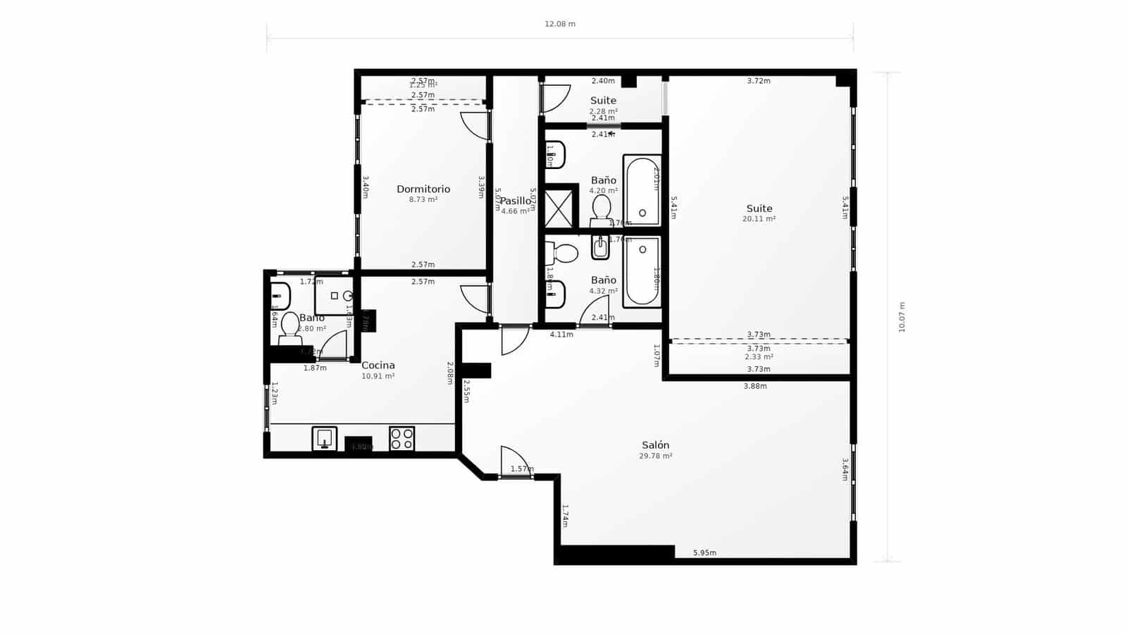 Piso de 2 habitaciones en Sevilla ciudad en venta - 660.000 € (Ref: 9811584)