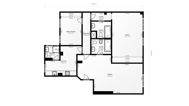 2 soverom Leilighet til salgs i Sevilla by - € 660 000 (Ref: 9811584)