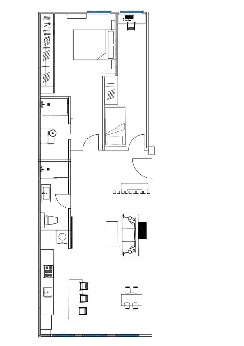 2 Zimmer Wohnung zu verkaufen in Sevilla Stadt - 219.900 € (Ref: 9811585)