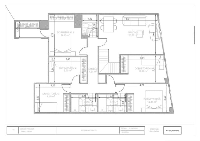 5 sypialnia Penthouse na sprzedaż w Miasto Sewilla - 778 000 € (Ref: 9892382)
