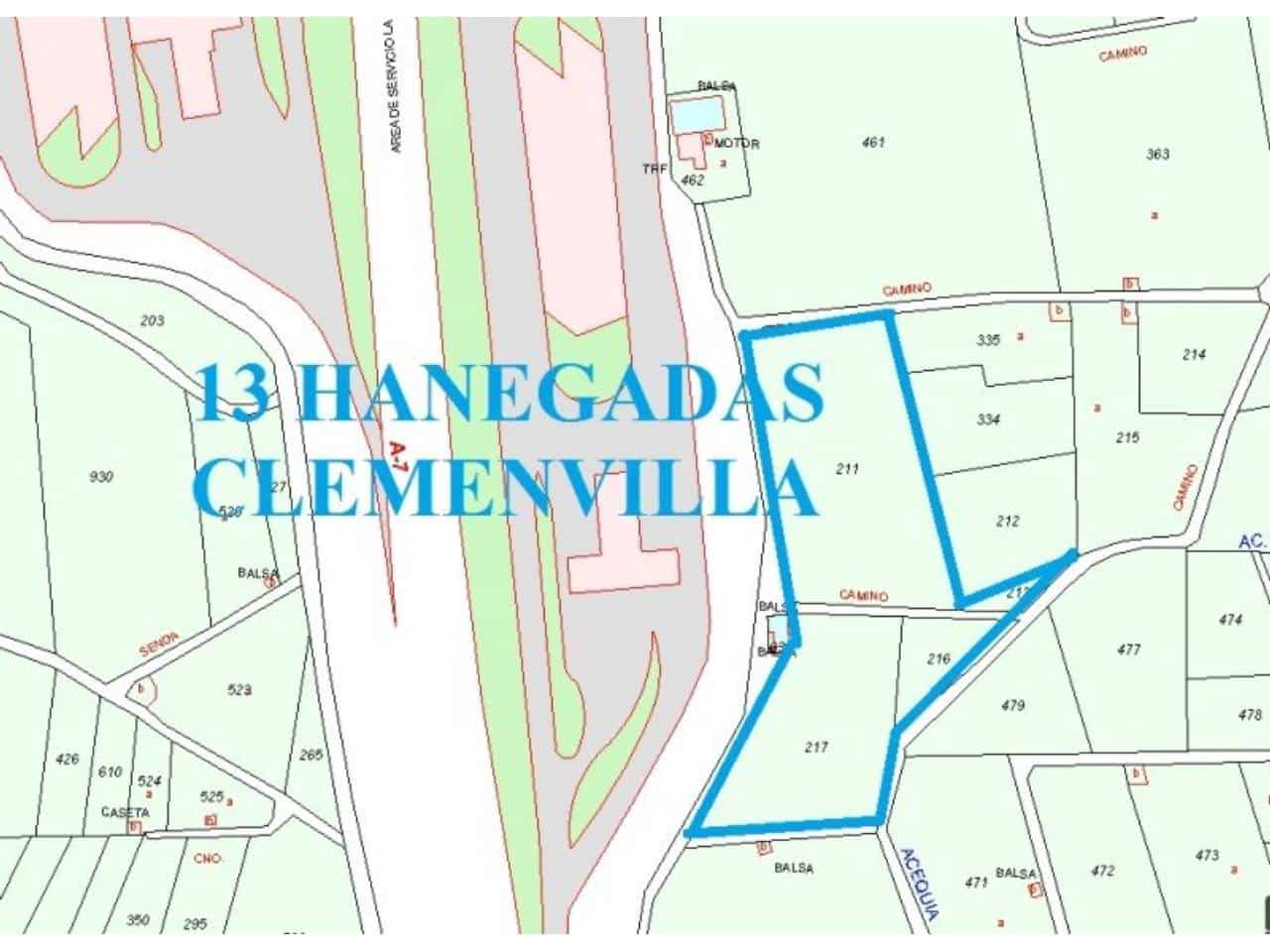 Ubebygd land til salgs i Xeraco - € 75 000 (Ref: 7820641)