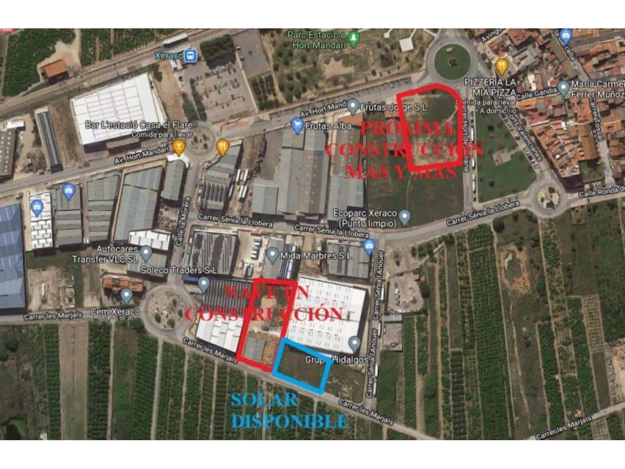 Byggetomt til salgs i Xeraco - € 255 000 (Ref: 7820673)
