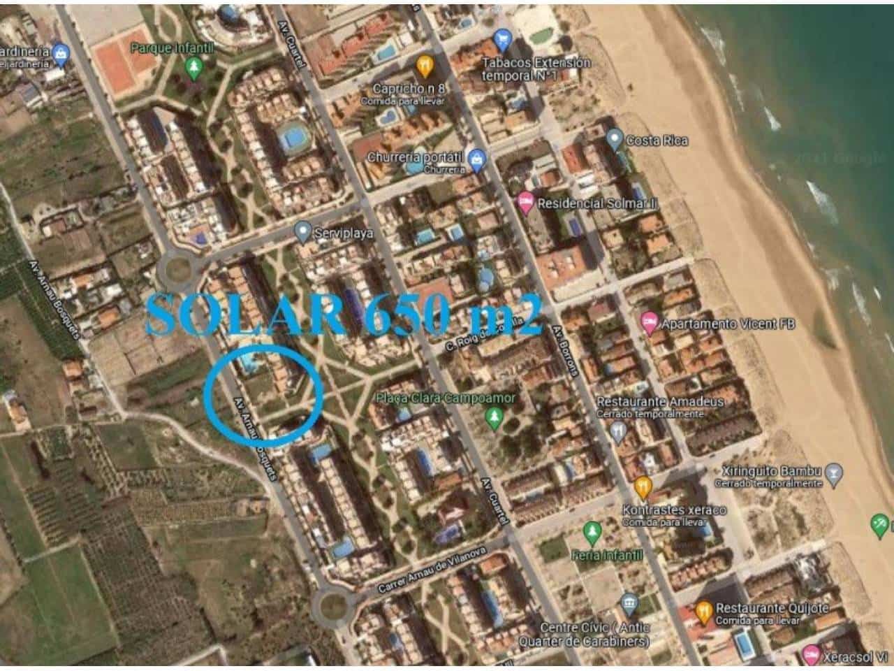 Grunde uden byggetilladelser til salg i Xeraco - € 650.000 (Ref: 7820703)