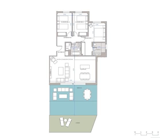 Piso de 3 habitaciones en Bel-Air, Estepona en venta con piscina garaje - 524.600 € (Ref: 9496679)