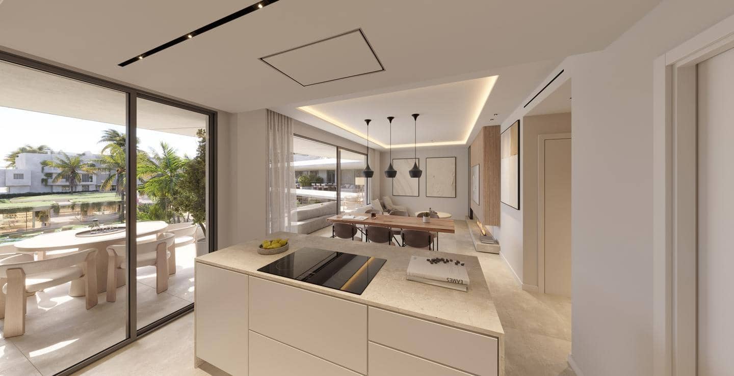 2 sovrum Lägenhet till salu i New Golden Mile med pool garage - 534 000 € (Ref: 9974583)