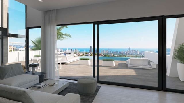 4 makuuhuone Huvila myytävänä paikassa Balcón de Finestrat - Terra Marina, Finestrat mukana uima-altaan 
autotalli - 1 400 000 € (Ref: 9078694)