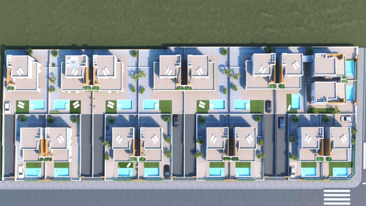 3 makuuhuone Huvila myytävänä paikassa Pilar de la Horadada mukana uima-altaan 
autotalli - 469 000 € (Ref: 9339058)