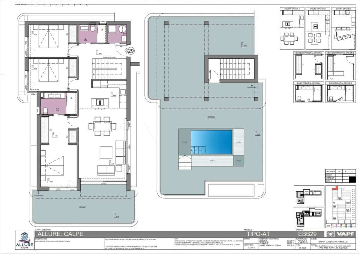 3 makuuhuone Huoneisto myytävänä paikassa Calpe / Calp - 1 672 000 € (Ref: 9401216)