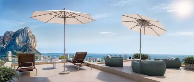 Ático de 3 habitaciones en Cometa - Carrió, Calpe / Calp en venta con piscina - 925.000 € (Ref: 9401245)